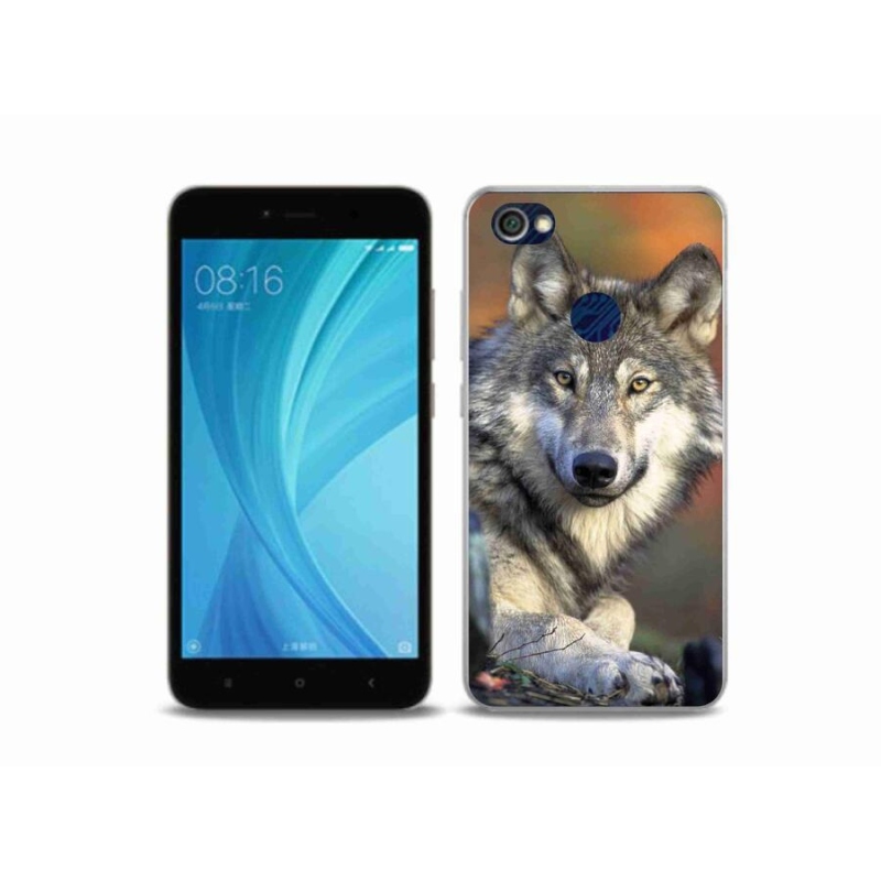 Gelový obal mmCase na mobil Xiaomi Redmi Note 5A Prime - vlk