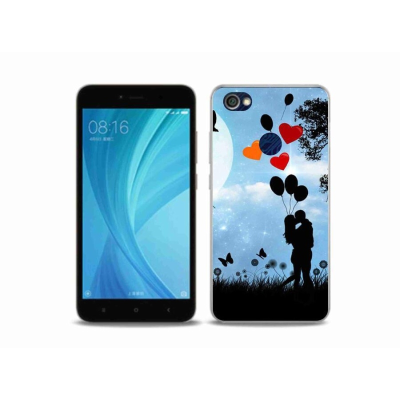 Gelový obal mmCase na mobil Xiaomi Redmi Note 5A Prime - zamilovaný pár
