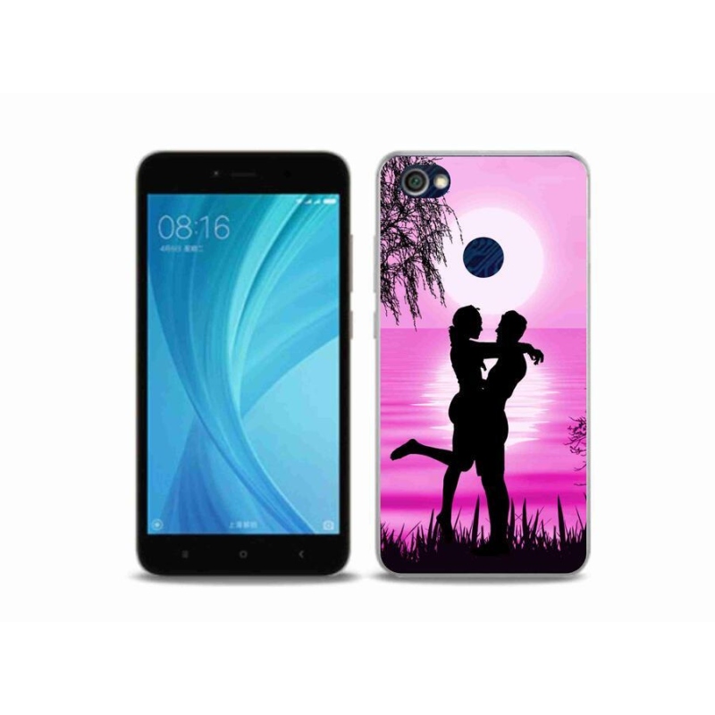 Gelový obal mmCase na mobil Xiaomi Redmi Note 5A Prime - západ slunce