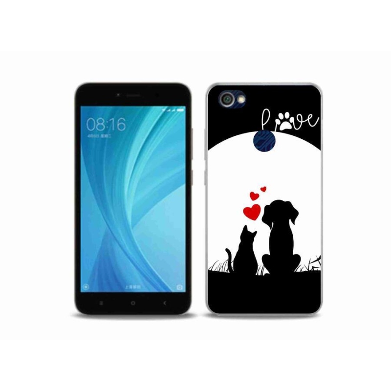 Gelový obal mmCase na mobil Xiaomi Redmi Note 5A Prime - zvířecí láska