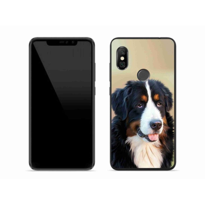 Gelový obal mmCase na mobil Xiaomi Redmi Note 6 Pro - bernský salašnický pes