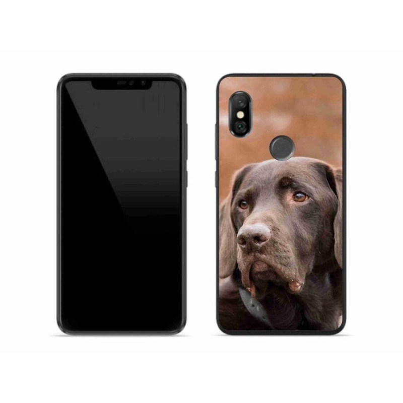 Gelový obal mmCase na mobil Xiaomi Redmi Note 6 Pro - hnědý labrador