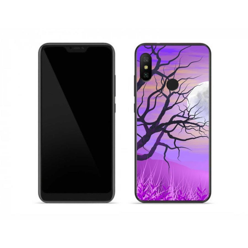 Gelový obal mmCase na mobil Xiaomi Redmi Note 6 Pro - kreslený opadaný strom