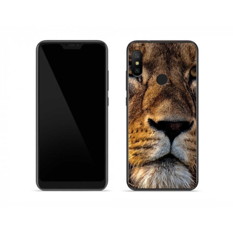Gelový obal mmCase na mobil Xiaomi Redmi Note 6 Pro - lev