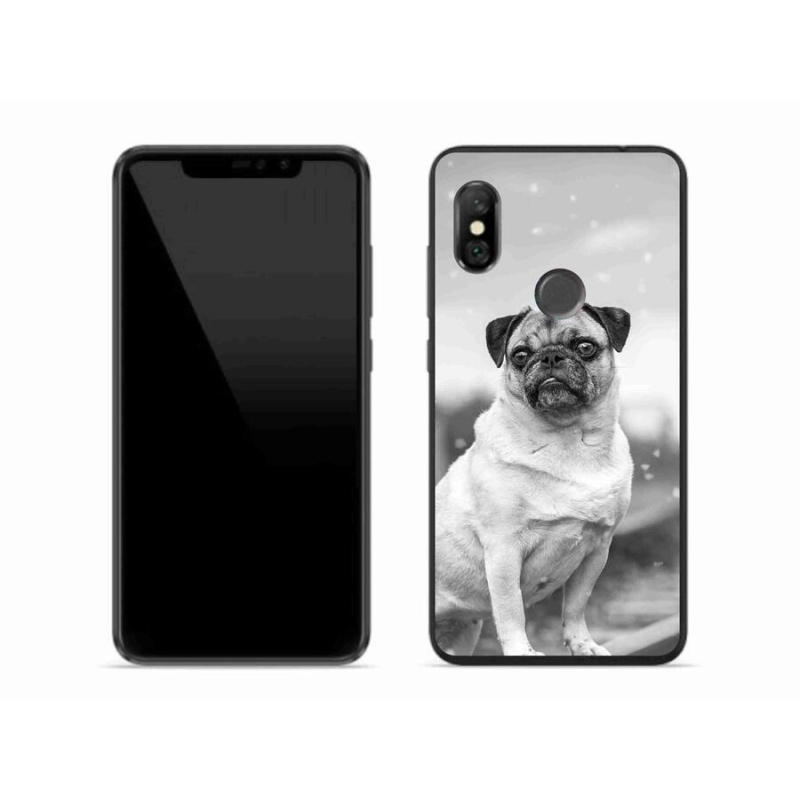 Gelový obal mmCase na mobil Xiaomi Redmi Note 6 Pro - mops