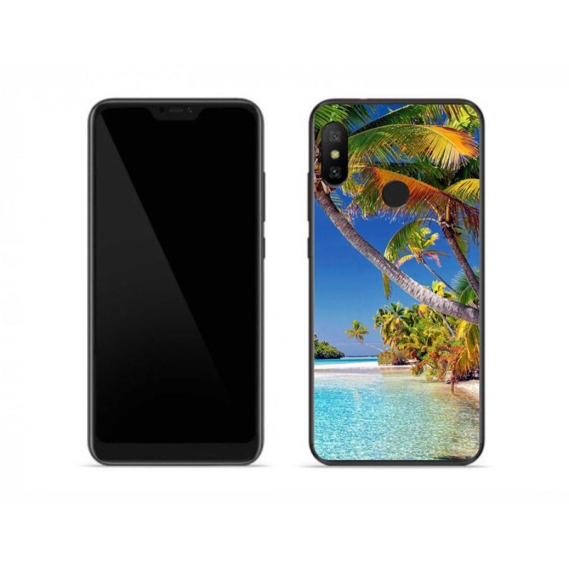 Gelový obal mmCase na mobil Xiaomi Redmi Note 6 Pro - mořská pláž