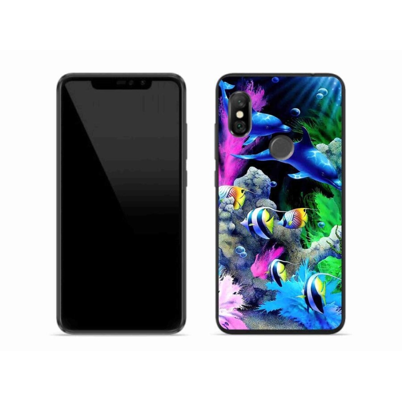 Gelový obal mmCase na mobil Xiaomi Redmi Note 6 Pro - mořský svět