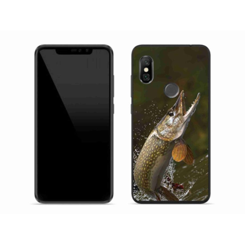 Gelový obal mmCase na mobil Xiaomi Redmi Note 6 Pro - štika
