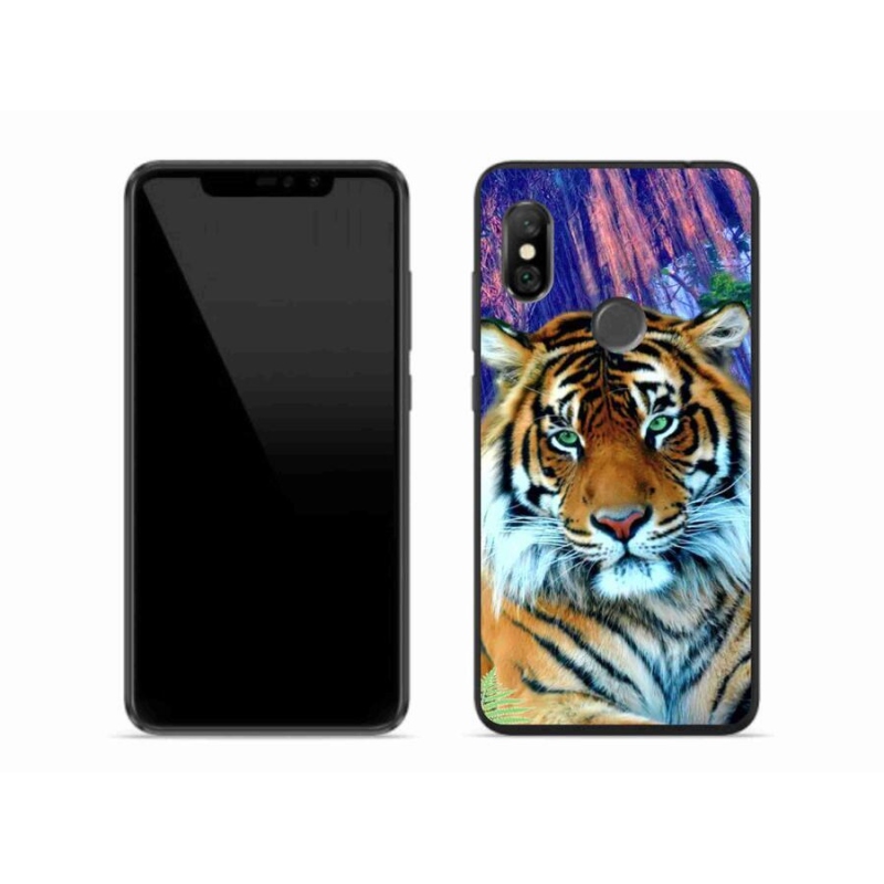 Gelový obal mmCase na mobil Xiaomi Redmi Note 6 Pro - tygr