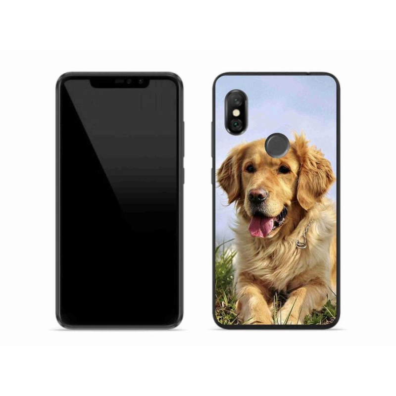 Gelový obal mmCase na mobil Xiaomi Redmi Note 6 Pro - zlatý retrívr