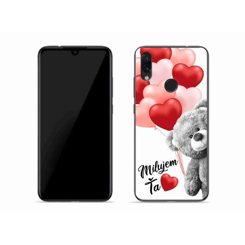 Gelový obal mmCase na mobil Xiaomi Redmi Note 7 - milujem Ťa sk
