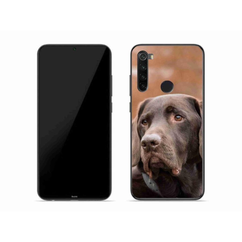 Gelový obal mmCase na mobil Xiaomi Redmi Note 8 - hnědý labrador