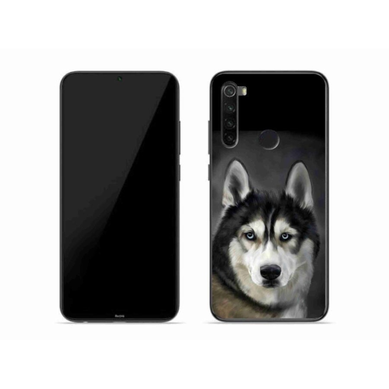 Gelový obal mmCase na mobil Xiaomi Redmi Note 8 - husky
