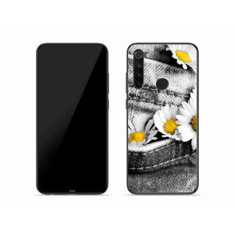 Gelový obal mmCase na mobil Xiaomi Redmi Note 8 - kopretiny