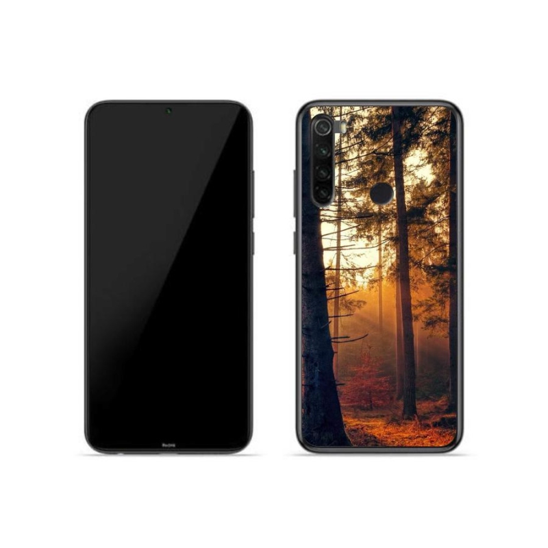 Gelový obal mmCase na mobil Xiaomi Redmi Note 8 - les