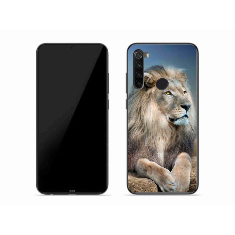 Gelový obal mmCase na mobil Xiaomi Redmi Note 8 - lev 1