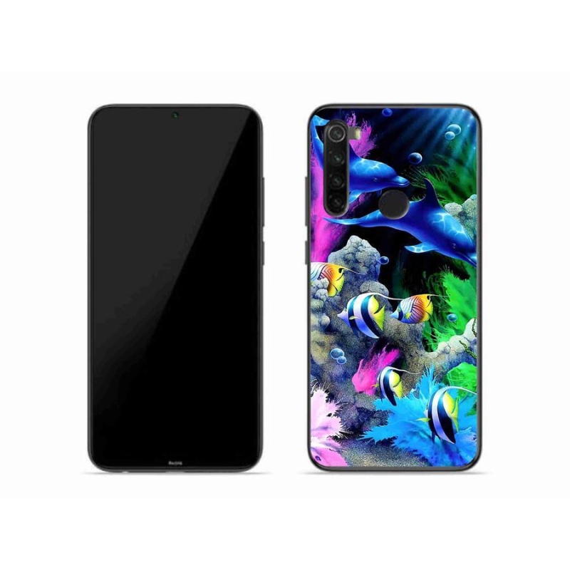 Gelový obal mmCase na mobil Xiaomi Redmi Note 8 - mořský svět