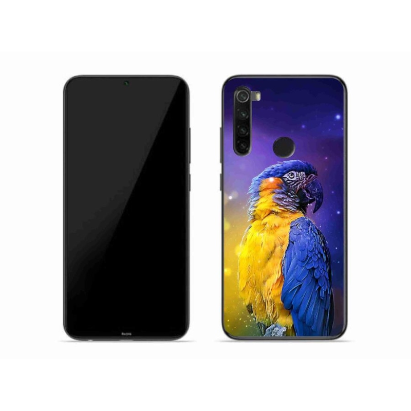Gelový obal mmCase na mobil Xiaomi Redmi Note 8 - papoušek ara 1
