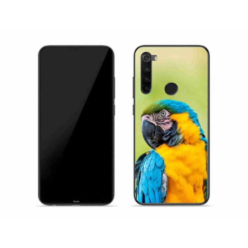Gelový obal mmCase na mobil Xiaomi Redmi Note 8 - papoušek ara 2