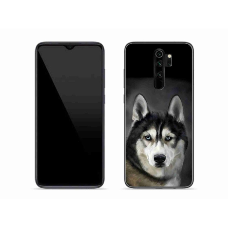 Gelový obal mmCase na mobil Xiaomi Redmi Note 8 Pro - husky