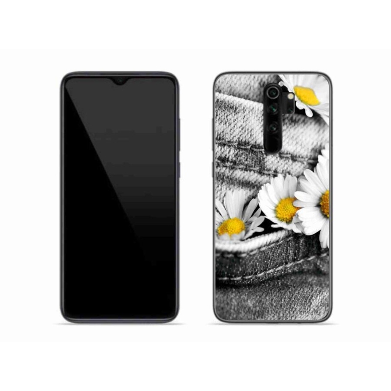 Gelový obal mmCase na mobil Xiaomi Redmi Note 8 Pro - kopretiny
