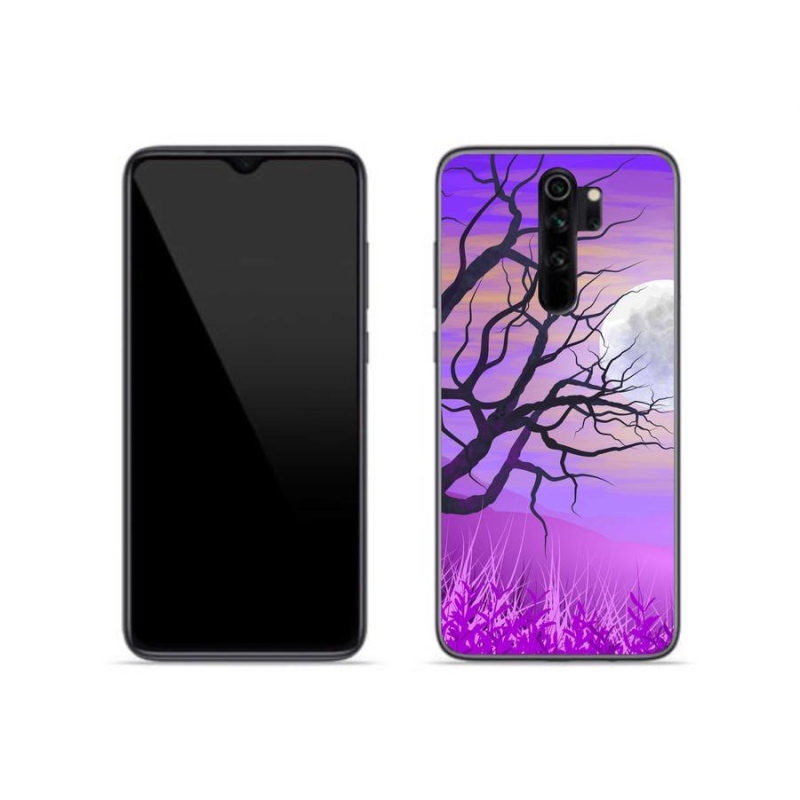 Gelový obal mmCase na mobil Xiaomi Redmi Note 8 Pro - kreslený opadaný strom
