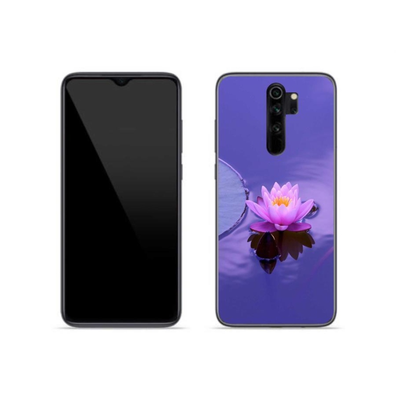 Gelový obal mmCase na mobil Xiaomi Redmi Note 8 Pro - květ na hladině