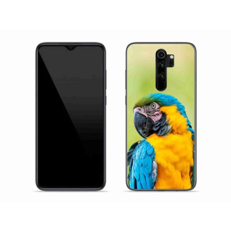 Gelový obal mmCase na mobil Xiaomi Redmi Note 8 Pro - papoušek ara 2