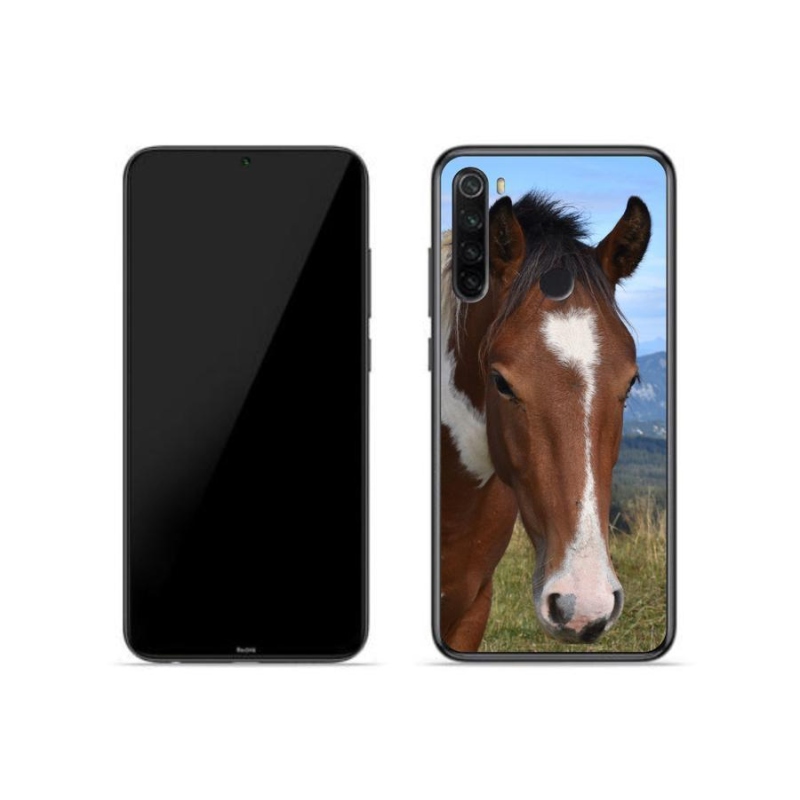 Gelový obal mmCase na mobil Xiaomi Redmi Note 8T - hnědý kůň