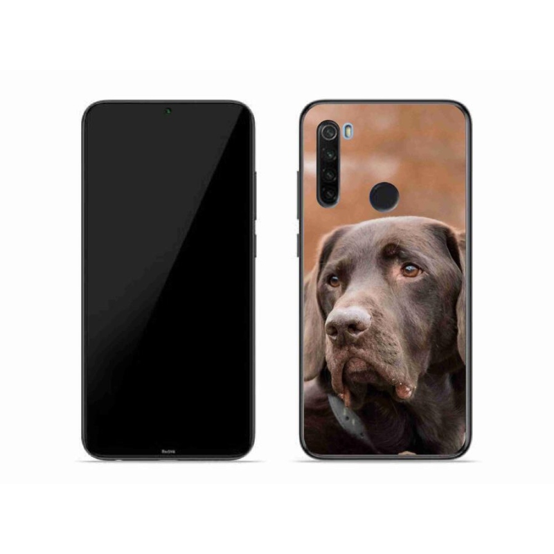 Gelový obal mmCase na mobil Xiaomi Redmi Note 8T - hnědý labrador