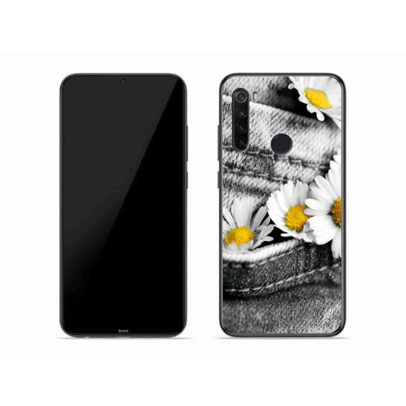 Gelový obal mmCase na mobil Xiaomi Redmi Note 8T - kopretiny