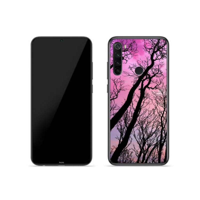 Gelový obal mmCase na mobil Xiaomi Redmi Note 8T - opadané stromy