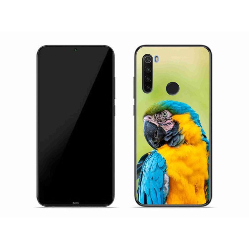 Gelový obal mmCase na mobil Xiaomi Redmi Note 8T - papoušek ara 2
