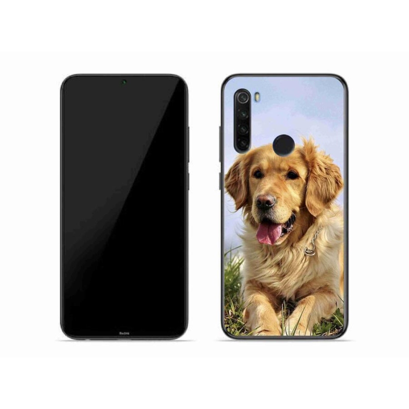 Gelový obal mmCase na mobil Xiaomi Redmi Note 8T - zlatý retrívr