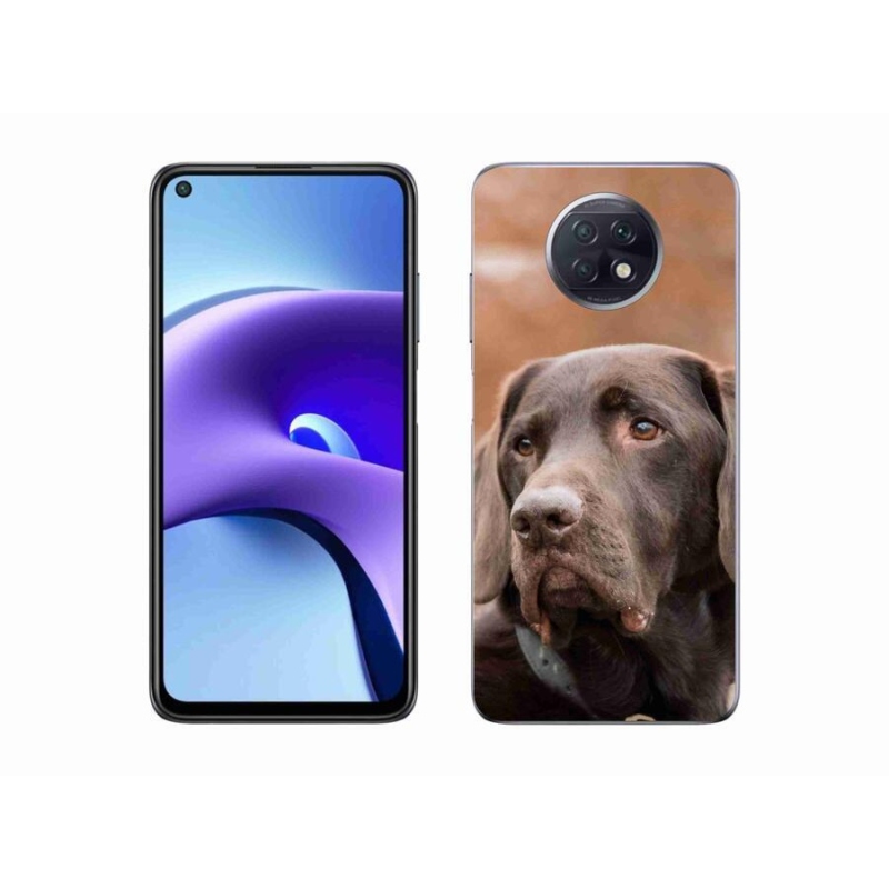 Gelový obal mmCase na mobil Xiaomi Redmi Note 9T 5G - hnědý labrador