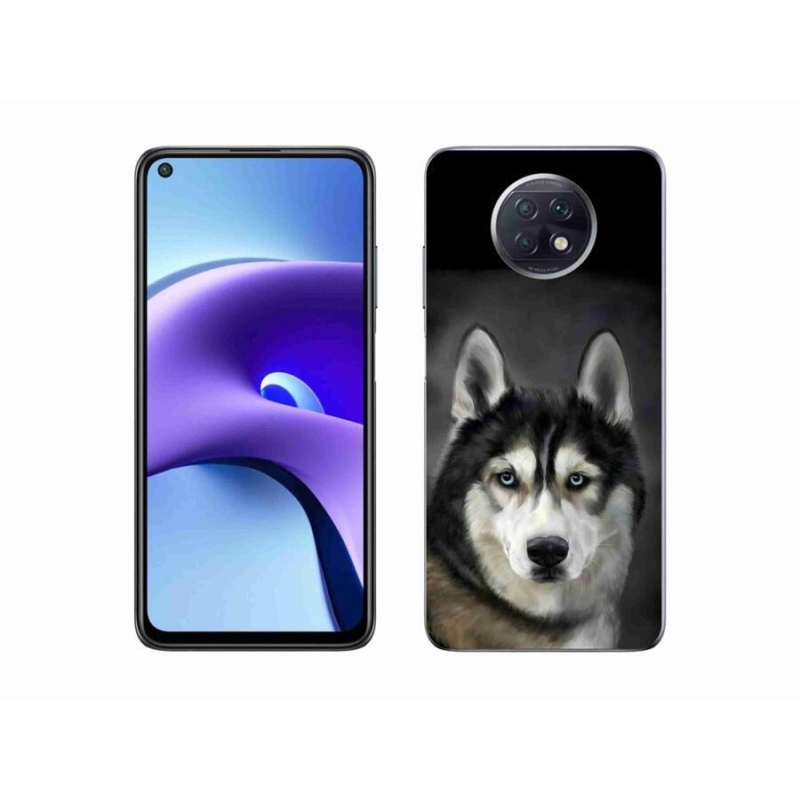 Gelový obal mmCase na mobil Xiaomi Redmi Note 9T 5G - husky