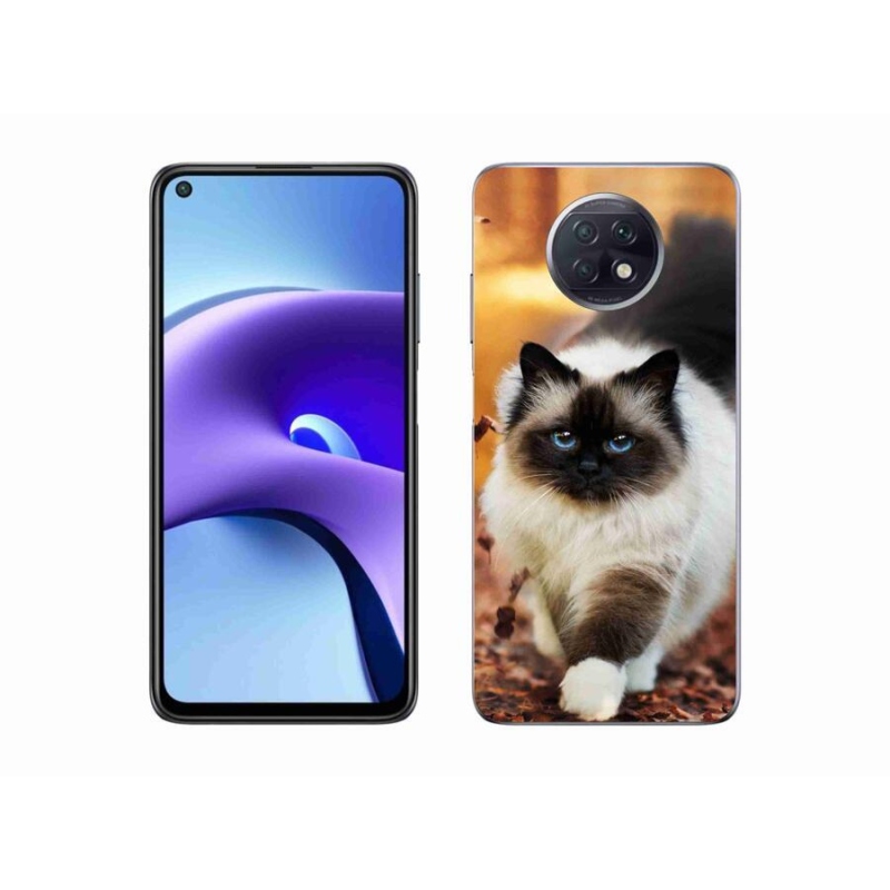 Gelový obal mmCase na mobil Xiaomi Redmi Note 9T 5G - kočka 1
