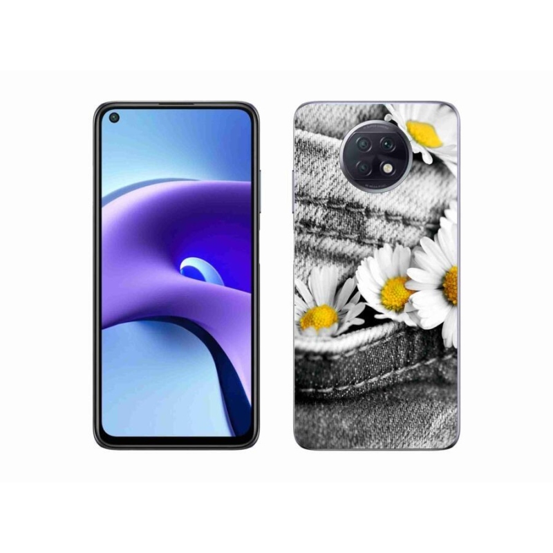 Gelový obal mmCase na mobil Xiaomi Redmi Note 9T 5G - kopretiny