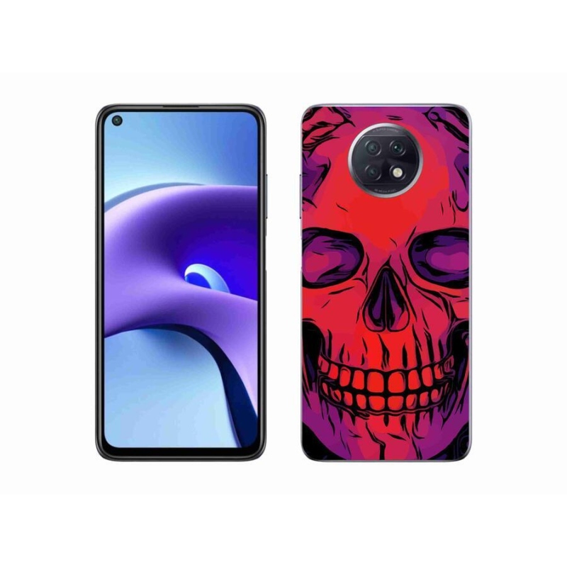 Gelový obal mmCase na mobil Xiaomi Redmi Note 9T 5G - lebka