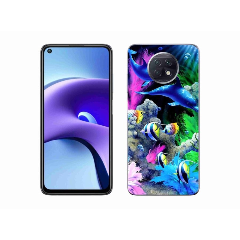 Gelový obal mmCase na mobil Xiaomi Redmi Note 9T 5G - mořský svět