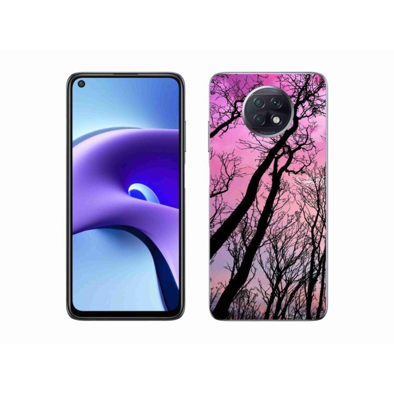 Gelový obal mmCase na mobil Xiaomi Redmi Note 9T 5G - opadané stromy
