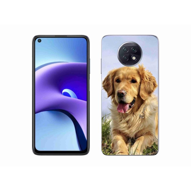 Gelový obal mmCase na mobil Xiaomi Redmi Note 9T 5G - zlatý retrívr