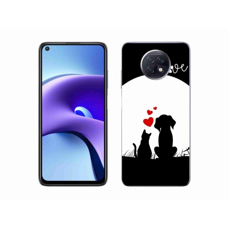 Gelový obal mmCase na mobil Xiaomi Redmi Note 9T 5G - zvířecí láska