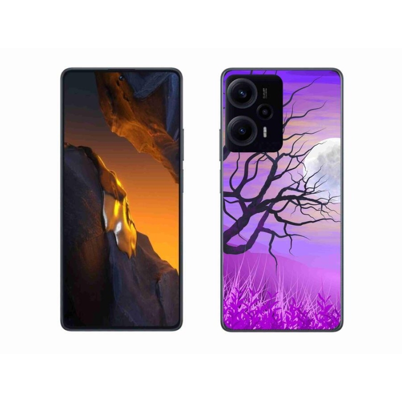 Gelový obal mmCase na Xiaomi Poco F5 - kreslený opadaný strom