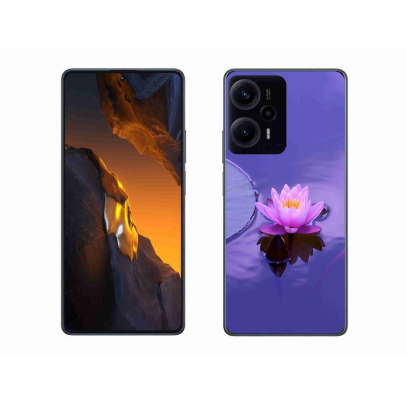 Gelový obal mmCase na Xiaomi Poco F5 - květ na hladině