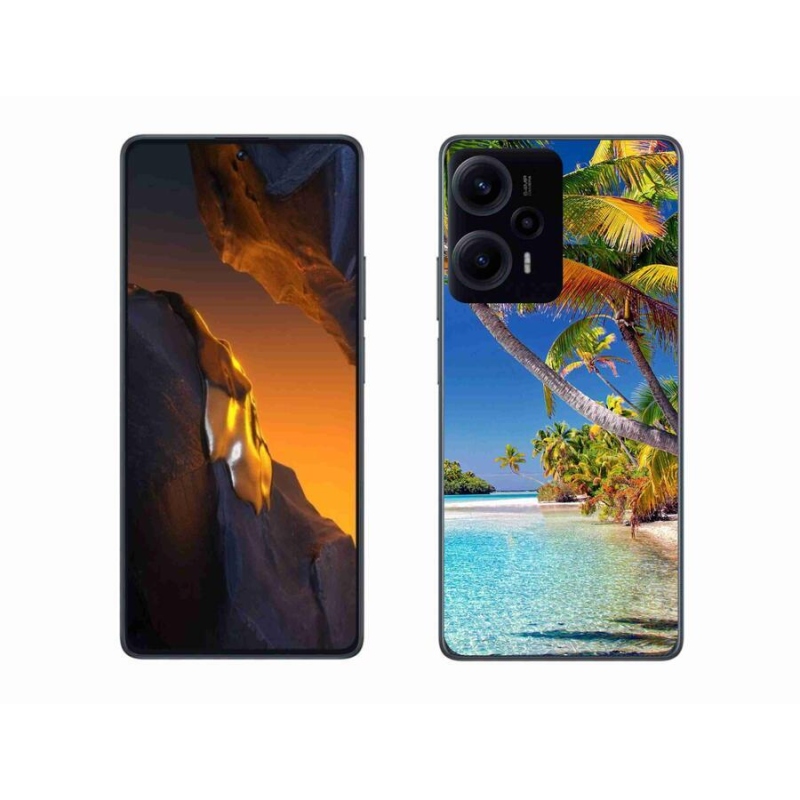 Gelový obal mmCase na Xiaomi Poco F5 - mořská pláž