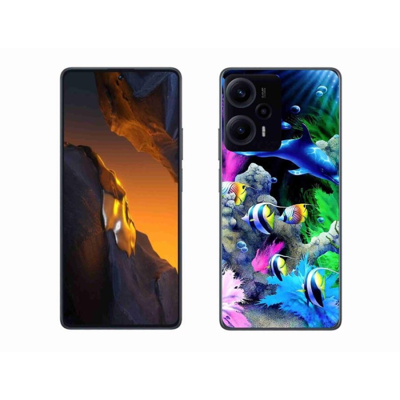 Gelový obal mmCase na Xiaomi Poco F5 - mořský svět