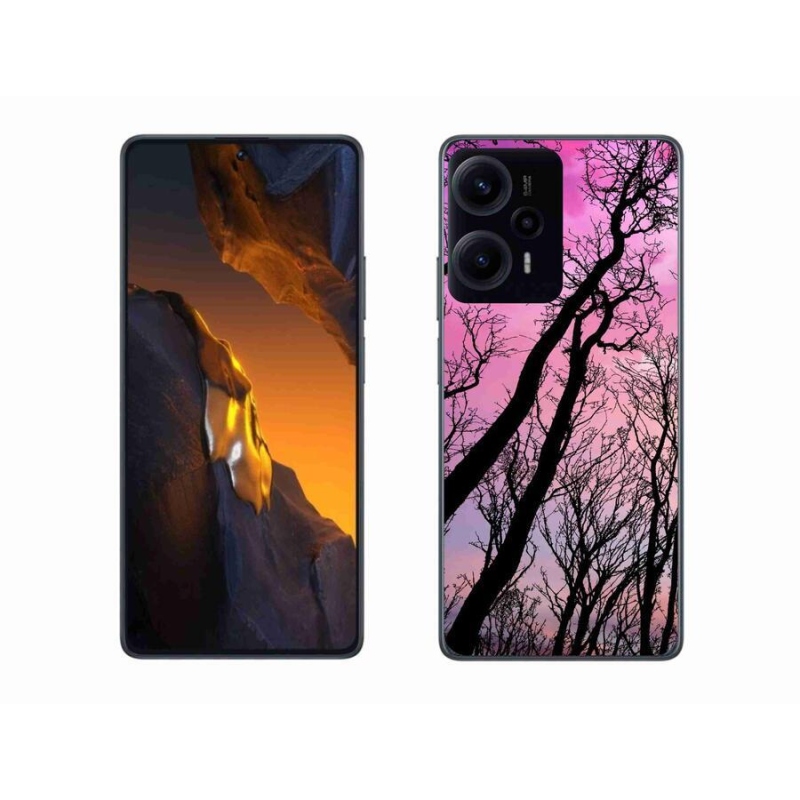 Gelový obal mmCase na Xiaomi Poco F5 - opadané stromy