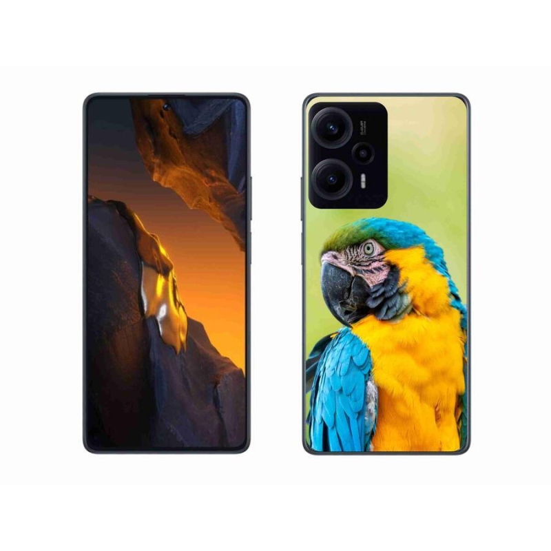 Gelový obal mmCase na Xiaomi Poco F5 - papoušek ara 2