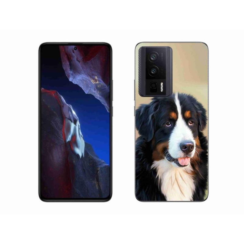 Gelový obal mmCase na Xiaomi Poco F5 Pro - bernský salašnický pes